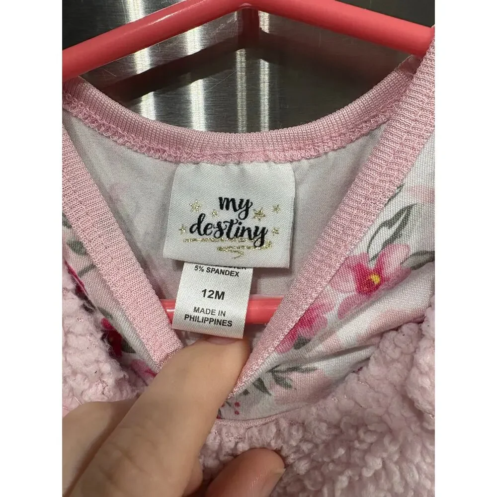 5/$20 Pink Floral Butterfly Set - My Destiny - 12mo